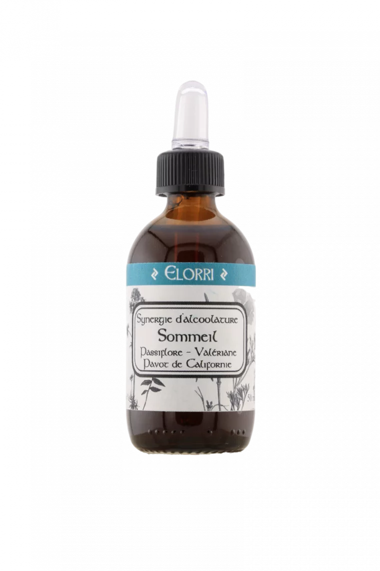 Synergie Sommeil � Alcoolature Bio � Passiflore, Val&eacute;riane & Pavot de Californie