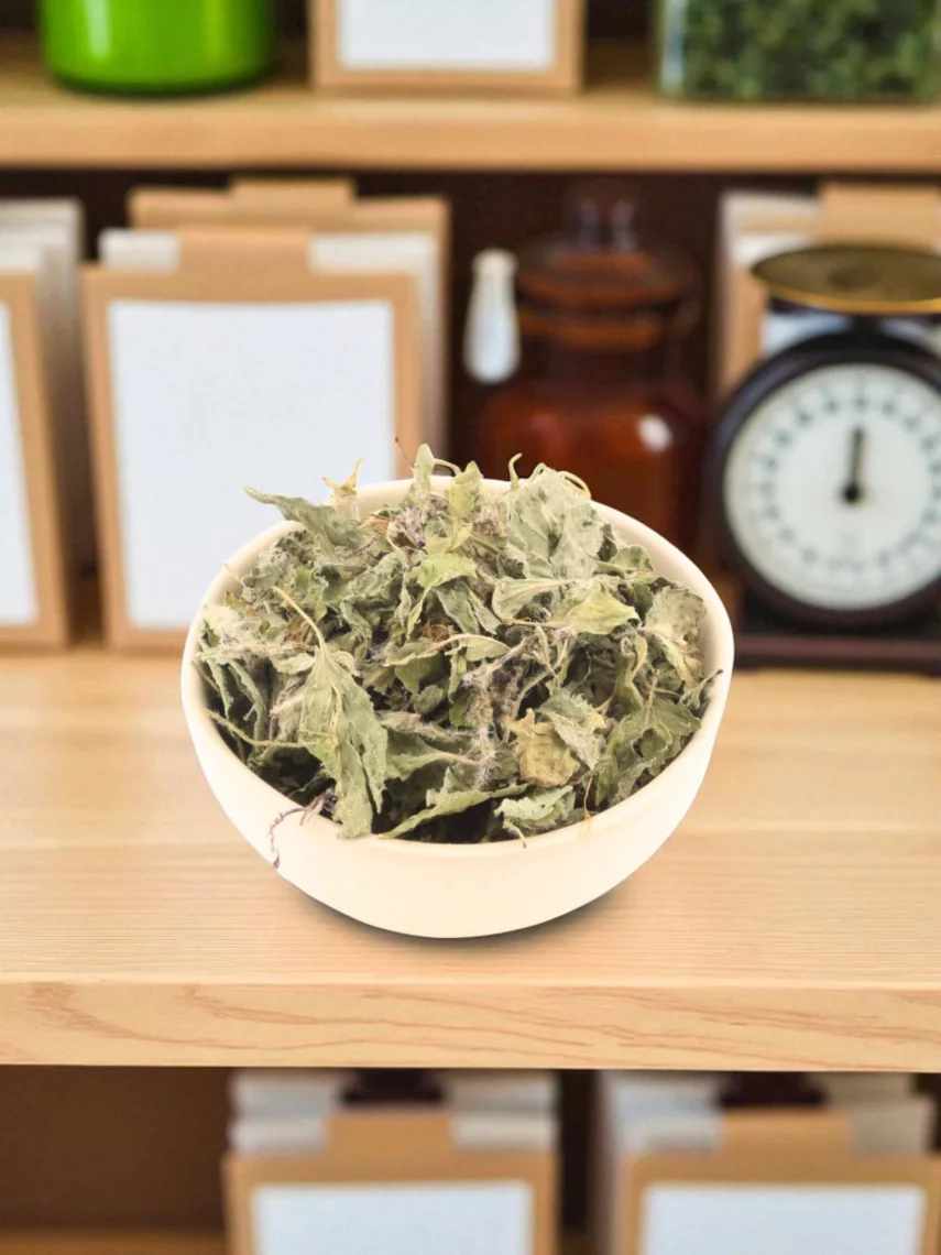 Basilic sacr&eacute; Tulsi sec bio plante ayurv&eacute;dique adaptog&egrave;ne sachet kraft 50g ou 100g