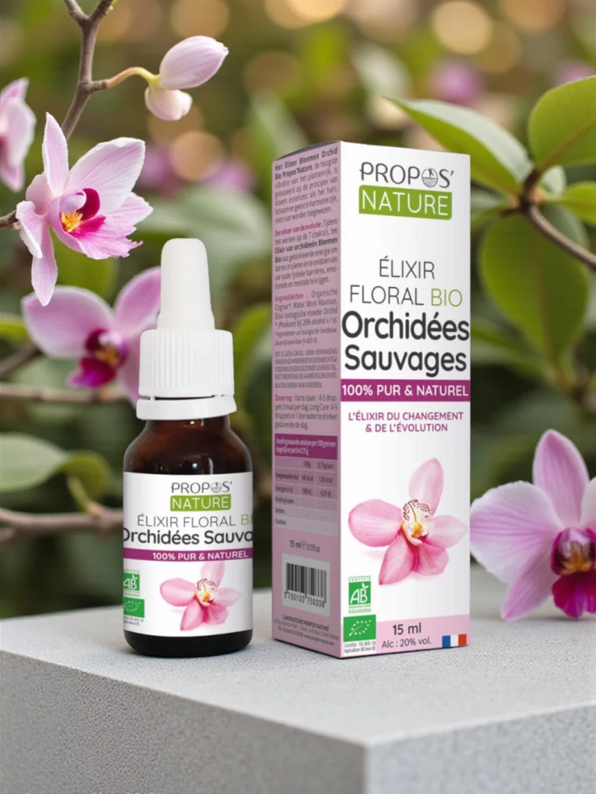 Elixir Floral d�Orchid&eacute;es Bio 15ml Harmonisation Emotionnelle Bien&Ecirc;tre