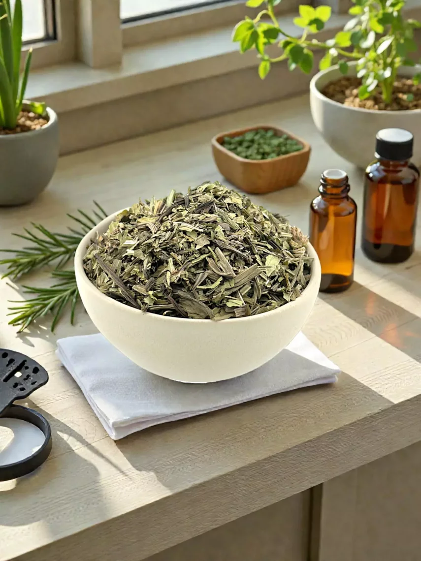 Plantain Bio Feuilles S&eacute;ch&eacute;es 50 g Origine France Tisane Infusion Respiratoire et Digestive