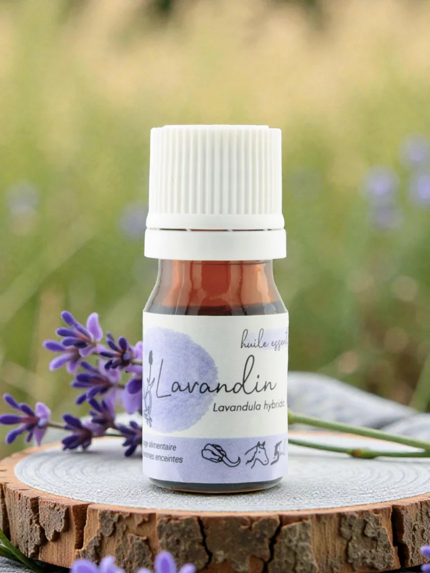 Stress, sommeil et muscles tendus huile essentielle de Lavandin bio paysanne 5 ml