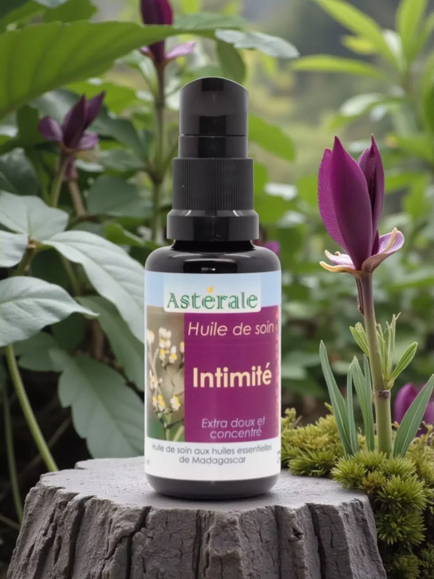 Huile de soin Intimit&eacute; bio 30 ml confort intime et s&eacute;cheresse vaginale.