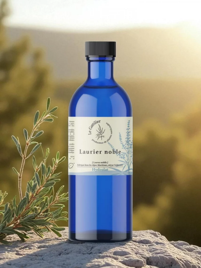 Hydrolat de Laurier noble bio digestion bouche et peau origine France