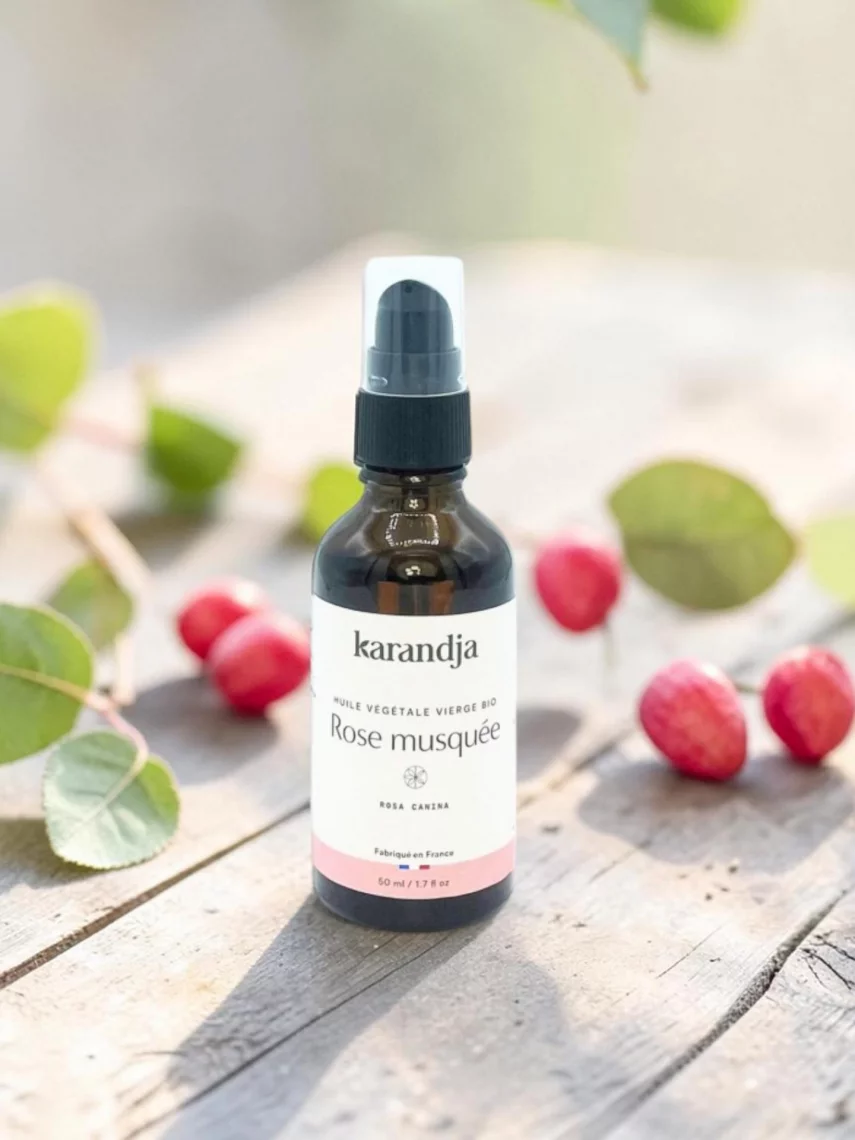 Huile v&eacute;g&eacute;tale de Rose musqu&eacute;e bio anti-&acirc;ge peaux s&egrave;ches 50 ml