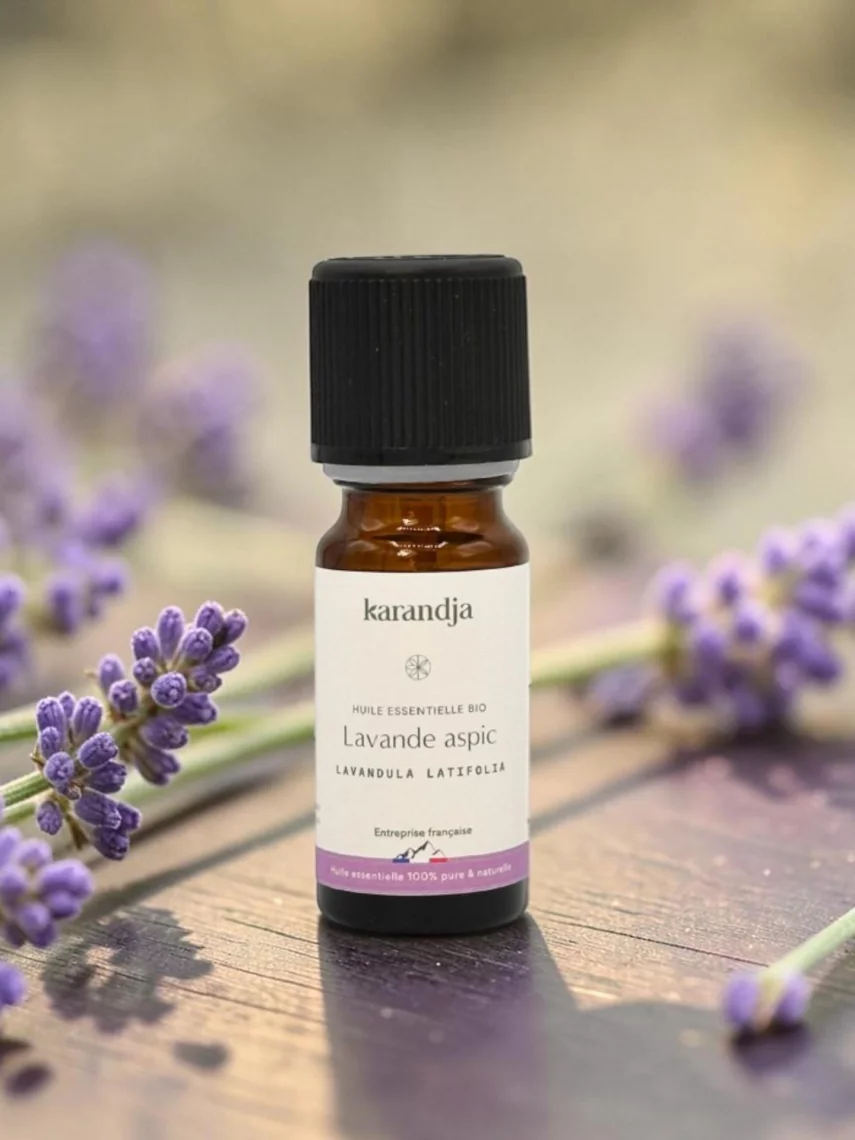 Huile essentielle de Lavande aspic bio peau br&ucirc;lures piq&ucirc;res 10 ml