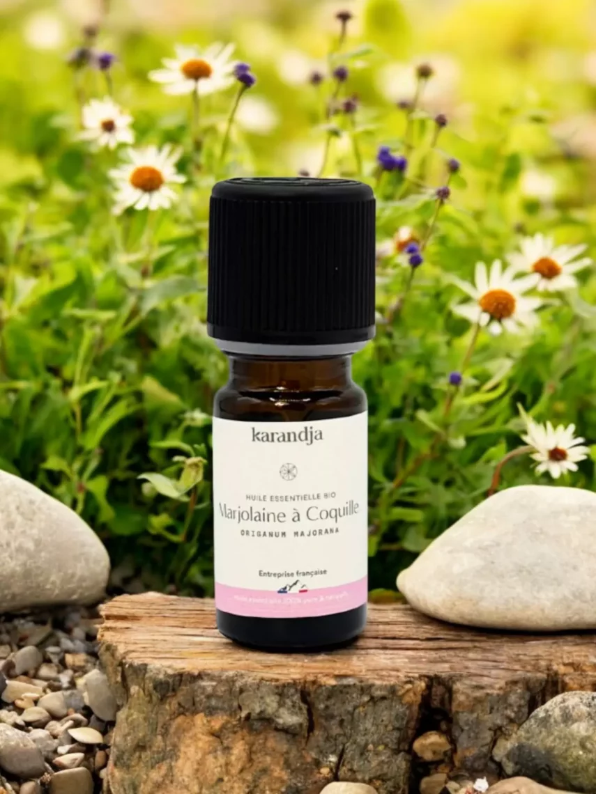 Huile essentielle Marjolaine &agrave; coquille Bio d&eacute;tente et sommeil 5 ml