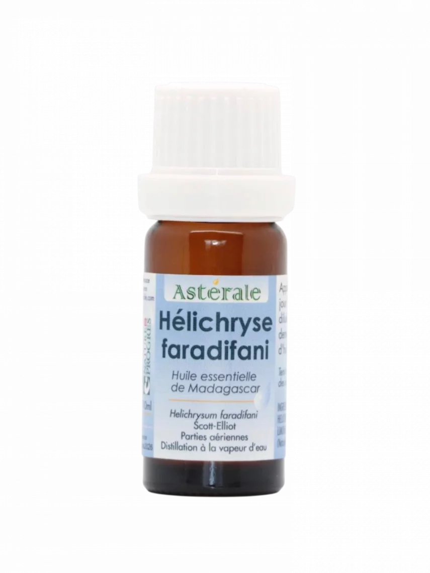 Huile essentielle H&eacute;lichryse faradifani de Madagascar, confort urinaire et intime, Nature & Progr&egrave;s 10 ml