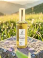 Huile Cheveux S&egrave;ve dor&eacute;e au romarin et au bhringaraj, bain d�huile fortifiant cheveux secs et fragiles, artisanale