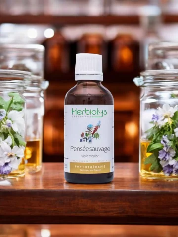 Pensée Sauvage Bio  Extrait de Plante Fraîche  Peau et Détox Cutanée