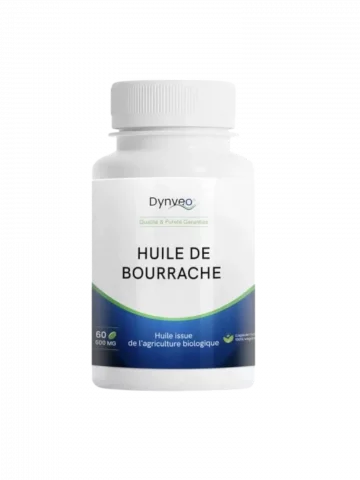Huile de bourrache BIO 20% GLA  Capsules végétales sans gélatine  Dynveo