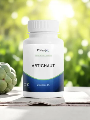 Extrait d'Artichaut 500 mg  5% Cynarine  Détox Foie  Vegan  Dynveo