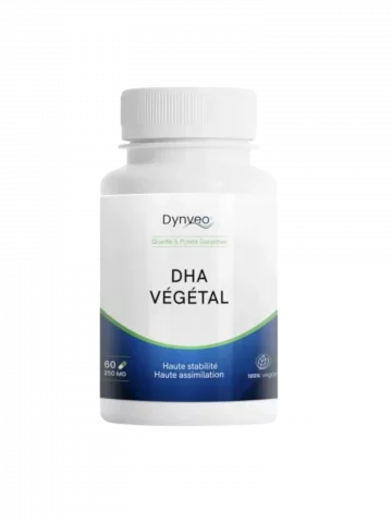 DHA végétal 250mg  Oméga-3 microalgue  Haute biodisponibilité  Dynveo