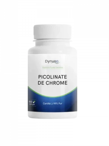 Picolinate de chrome pur 100µg  Régulation glycémique & métabolisme  Dynveo