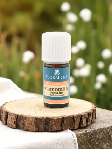 Huile essentielle Camomille romaine Bio 2mL  apaisante & anti-spasmes