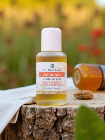 Macérât huileux Calendula Bio 50 ou 100 mL  apaisant & peau sensible