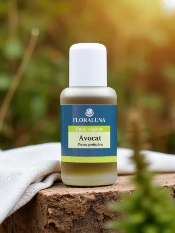 Huile végétale Avocat Bio 50mL  nutrition intense & peau sèche