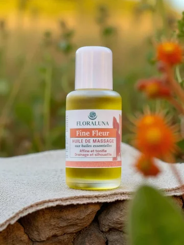 Huile de massage silhouette Fine Fleur 100mL  drainante & féminine