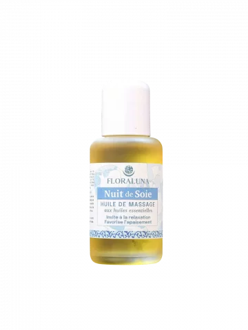 Huile de massage Nuit de Soie Bio 50mL  détente & sérénité naturelle