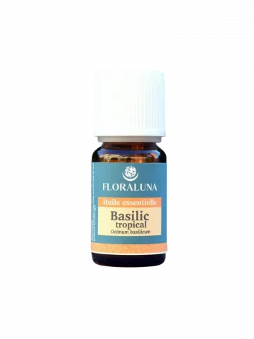 Huile essentielle Basilic Tropical Bio 10mL  digestion & apaisement nerveux