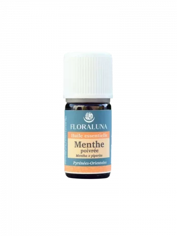 Huile essentielle Menthe poivrée Bio 5ou 10 mL  digestion, migraines & tonus