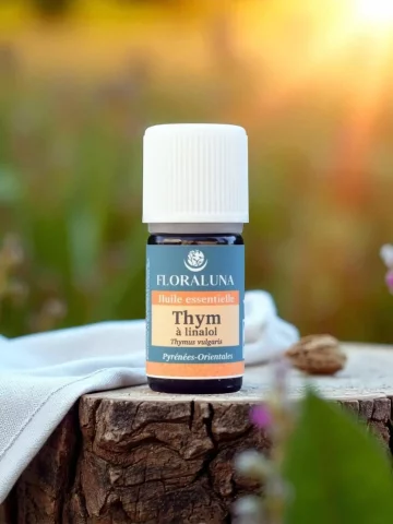 Huile essentielle Thym à linalol Bio 5mL  infections douces & sphère ORL