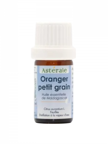 Huile essentielle Oranger petit grain Astérale 5ml  Citrus aurantium var. amara, équilibrante émotionnelle & digestive, bio
