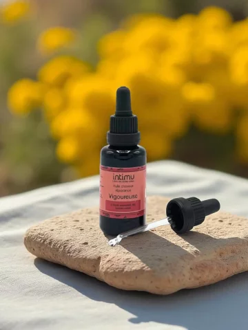 Huile réparatrice cheveux Vigoureuse  Laurier & Ricin Bio  Brillance et Force