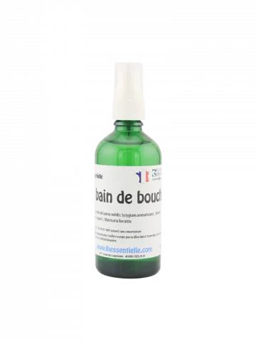 Synergie hydrolats Bain de bouche Laurier, Clou de girofle, Menthe poivrée, Thym thymol Bio