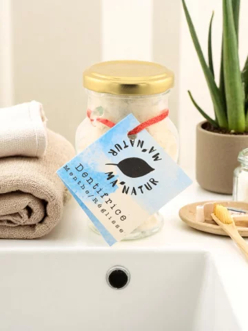 Dentifrice en poudre  Menthe poivrée et réglisse  Naturel et artisanal