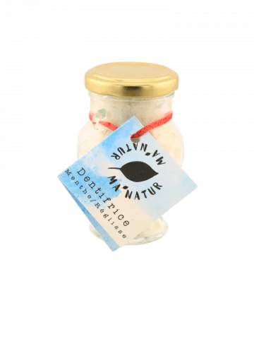 Dentifrice en poudre  Menthe poivrée et réglisse  Naturel et artisanal