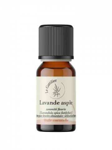 Huile essentielle de Lavande aspic Lavandula latifolia Bio France 5ml
