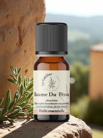 Huile essentielle de baume du Pérou bio  Résine aromatique apaisante  10 ml