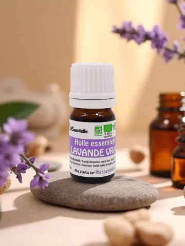 Huile essentielle de Lavande vraie bio  Apaisante, Nature & Progrès, 5 ml