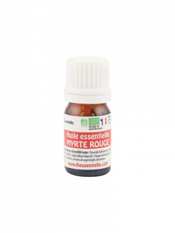 Huile essentielle de Myrte rouge bio  Respiratoire & équilibrante, Nature & Progrès  5 ml