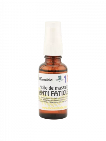 Huile de massage anti-fatigue  Synergie dhuiles essentielles bio, Nature & Progrès  30 ml