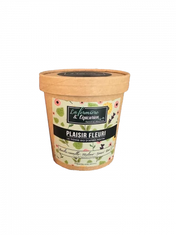 Tisane Plaisir Fleurie bio  20 g  La Fermière et lÉpicurien