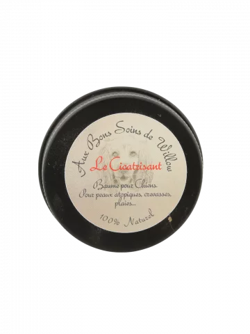 Baume Cicatrisant socioresponsable pour chiens, hydratant & cicatrisant  huiles végétales