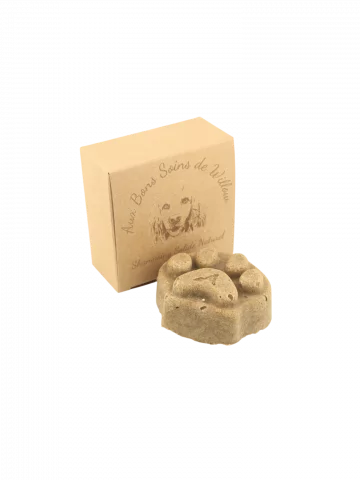 Shampoing solide apaisant naturel pour chiens  sans huiles essentielles