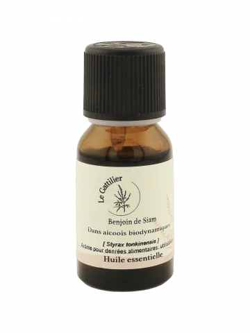 Huile essentielle de benjoin bio  Résine réparatrice et protectrice  15 ml