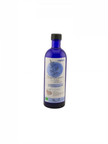 Hydrolat Basilic sacré Bio Lilizain Pays basque  Digestif, nerveux et équilibrant 200 ml