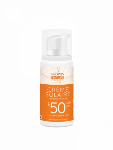 Crème solaire BIO SPF50 100 ml  très haute protection UVA/UVB sans traces blanches