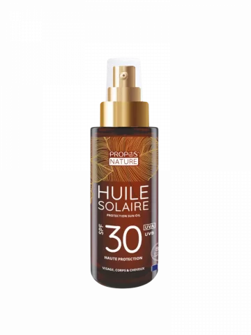 Huile de plage BIO au Karanja 75 ml  protection solaire et prolongateur de bronzage