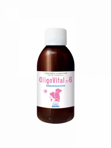 OLIGOVITAL N°6 Démangeaisons 150 ml  allergies cutanées et confort animal