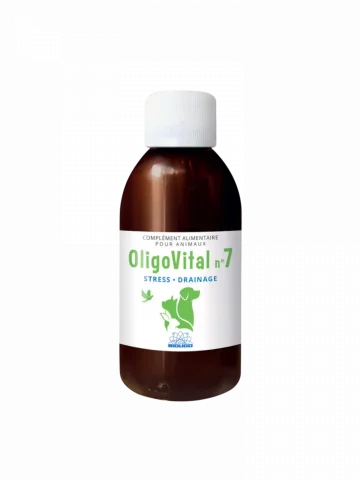 OLIGOVITAL N°7 Stress 100 ml  apaisement et équilibre nerveux animal