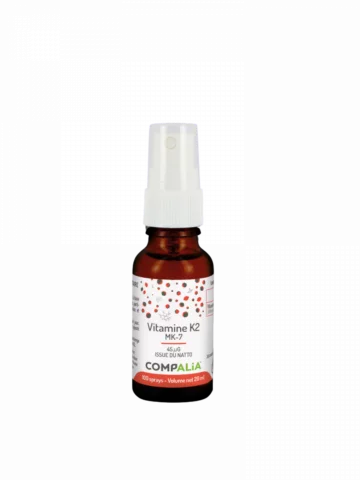 Vitamine K2 MK-7  All Trans  Spray huileux 20 ml  Compalia