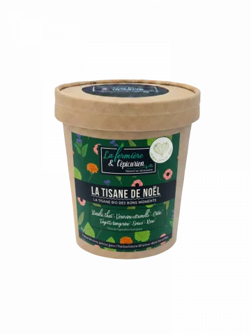 Tisane de Noël artisanale  Saveur fraîche et aromatique  Édition limitée Bio