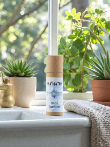 Baume &agrave; l&egrave;vres neutre � Sans parfum � Stick kraft recyclable � Naturel et artisanal