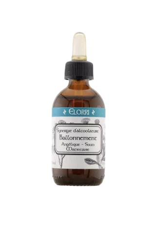 Synergie Ballonnement � Alcoolature Bio � Souci, Ang&eacute;lique & Matricaire