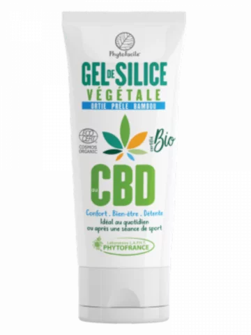 Gel de silice v&eacute;g&eacute;tale au CBD bio � Confort musculaire et articulaire