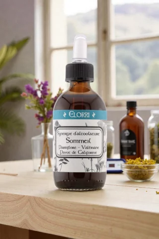 Synergie Sommeil � Alcoolature Bio � Passiflore, Val&eacute;riane & Pavot de Californie